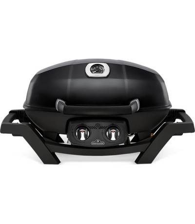  Napoleon TravelQ PRO 285-BK-GR  Φορητή Ψησταριά Υγραερίου Μαντεμένιας Σχάρας 54x37εκ. με 2 Εστίες 4.1kW 