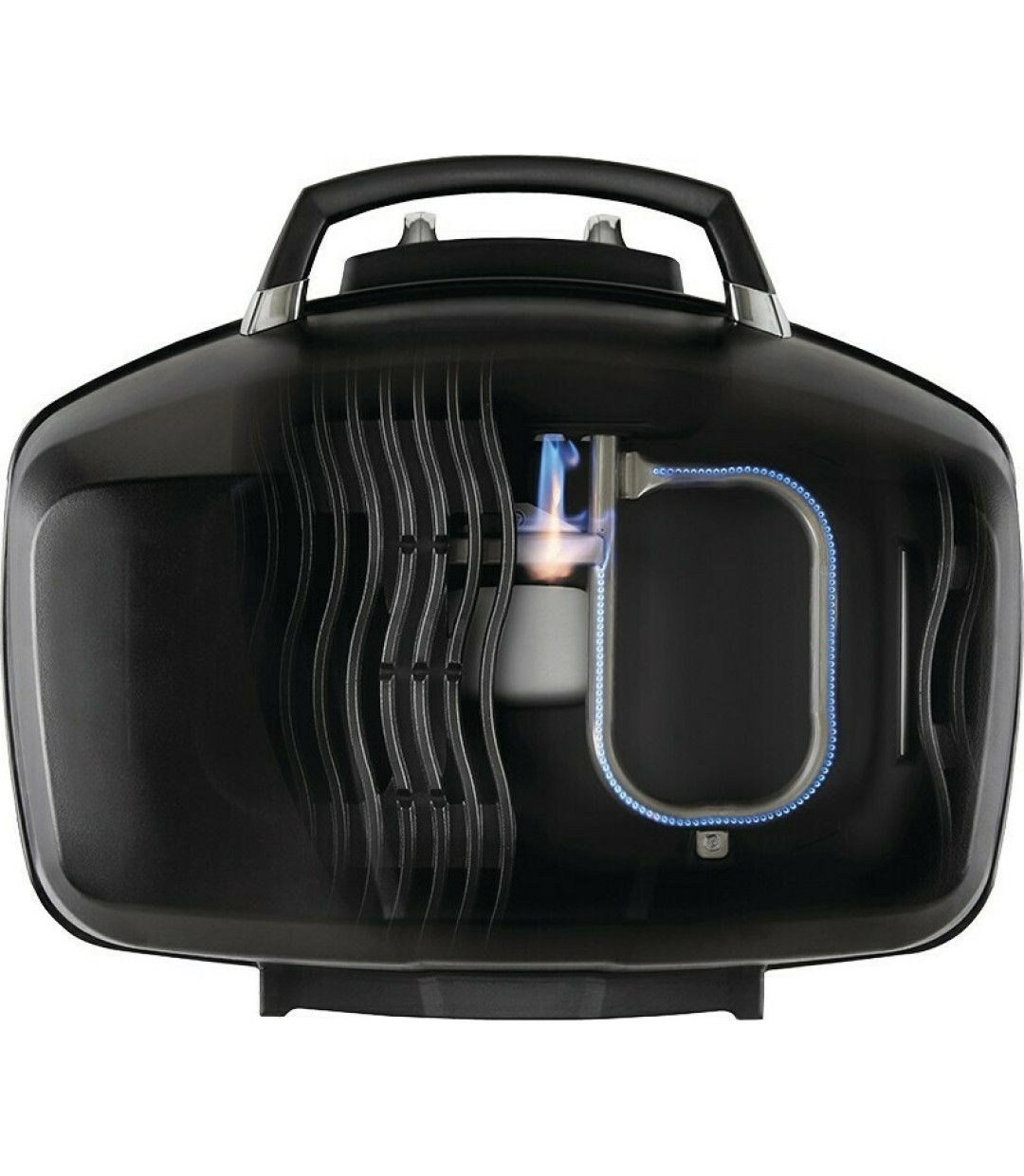  Napoleon TravelQ PRO 285-BK-GR  Φορητή Ψησταριά Υγραερίου Μαντεμένιας Σχάρας 54x37εκ. με 2 Εστίες 4.1kW 