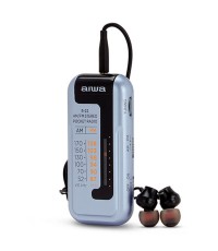 Aiwa R-22SL Ραδιοφωνάκι Μπαταρίας Ασημί