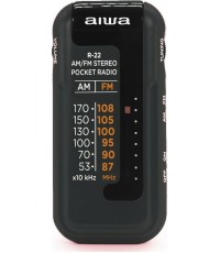Aiwa R-22BK Ραδιοφωνάκι Μπαταρίας Μαύρο