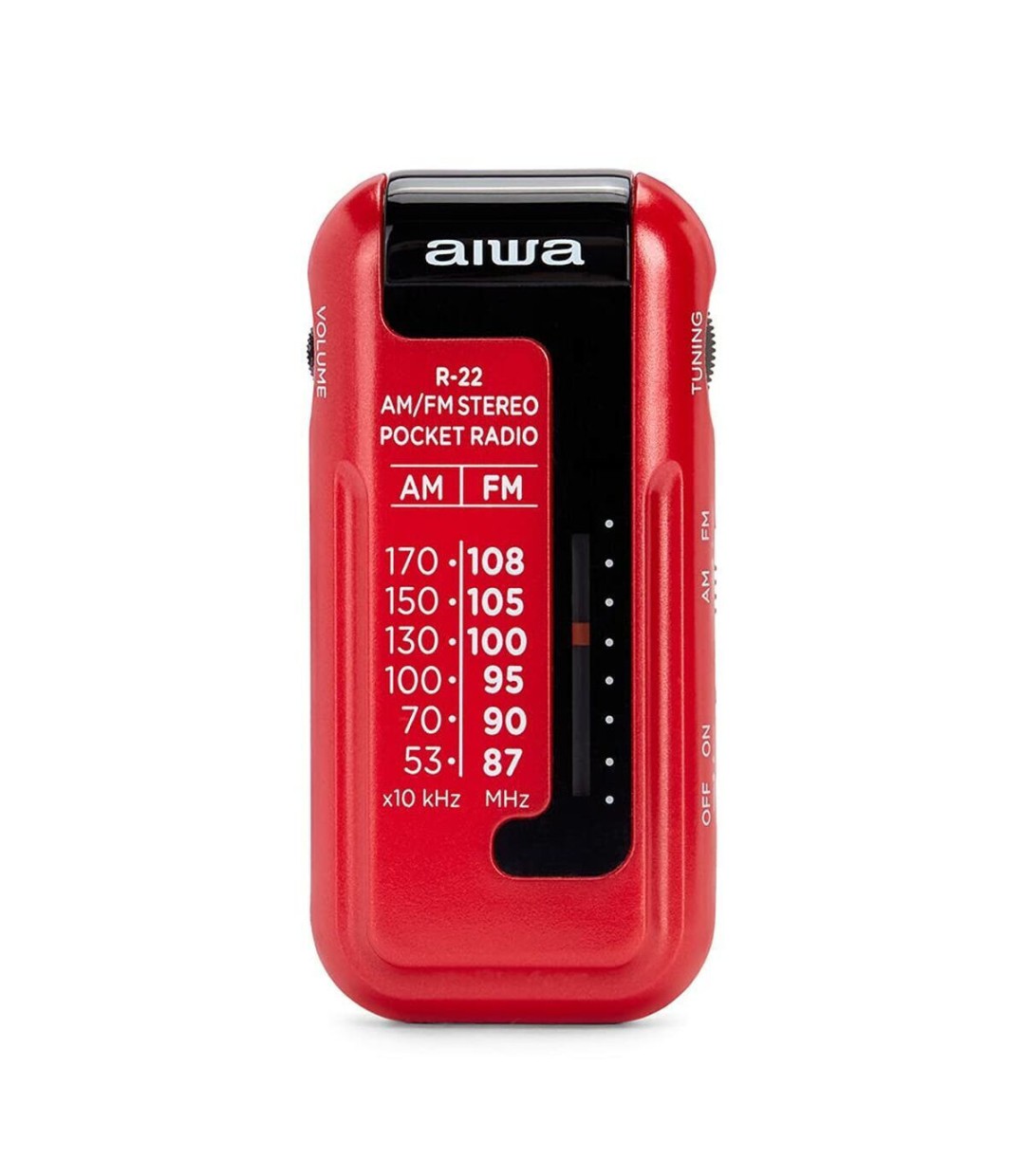 Aiwa R-22RD Φορητό Ραδιόφωνο Μπαταρίας Κόκκινο