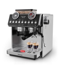 Rohnson Αυτόματη Μηχανή Espresso 2800W Πίεσης 20bar με Μύλο Άλεσης Ασημί R-98200 