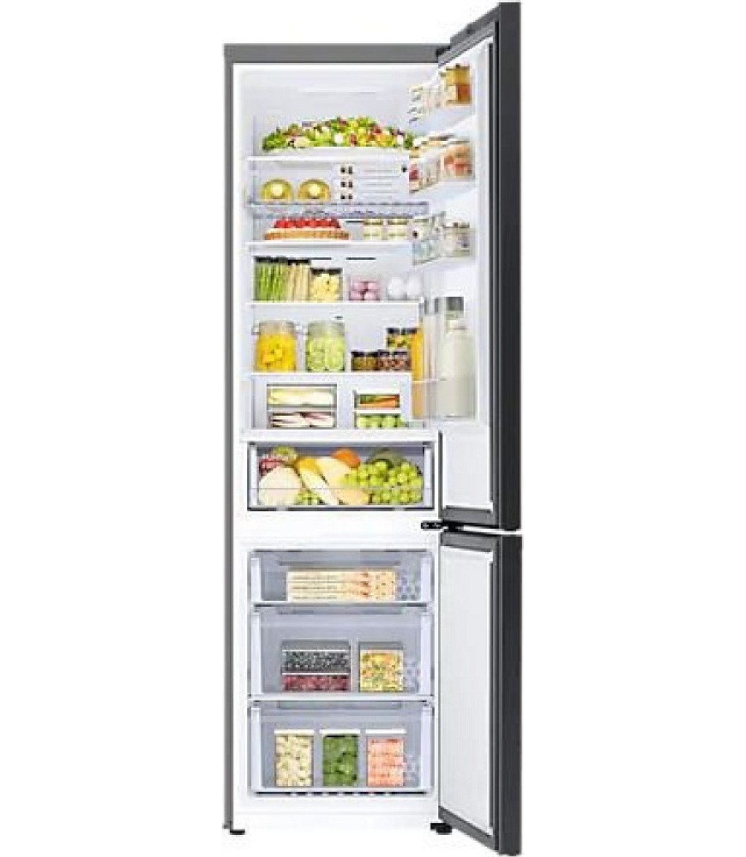 Samsung Ψυγειοκαταψύκτης 390lt NoFrost Υ203xΠ59.5xΒ65.8εκ. Μαύρος RB38C6B2E22 