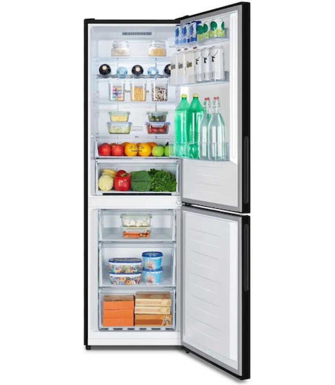  Hisense Ψυγειοκαταψύκτης 304lt NoFrost Υ186xΠ59.5xΒ59εκ. Μαύρος RB390N4GBE 