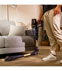 Cecotec Conga Rockstar Rs70 Pet Flex Επαναφορτιζόμενη Σκούπα 2 σε 1 Stick & Χειρός 33.6V Μπλε