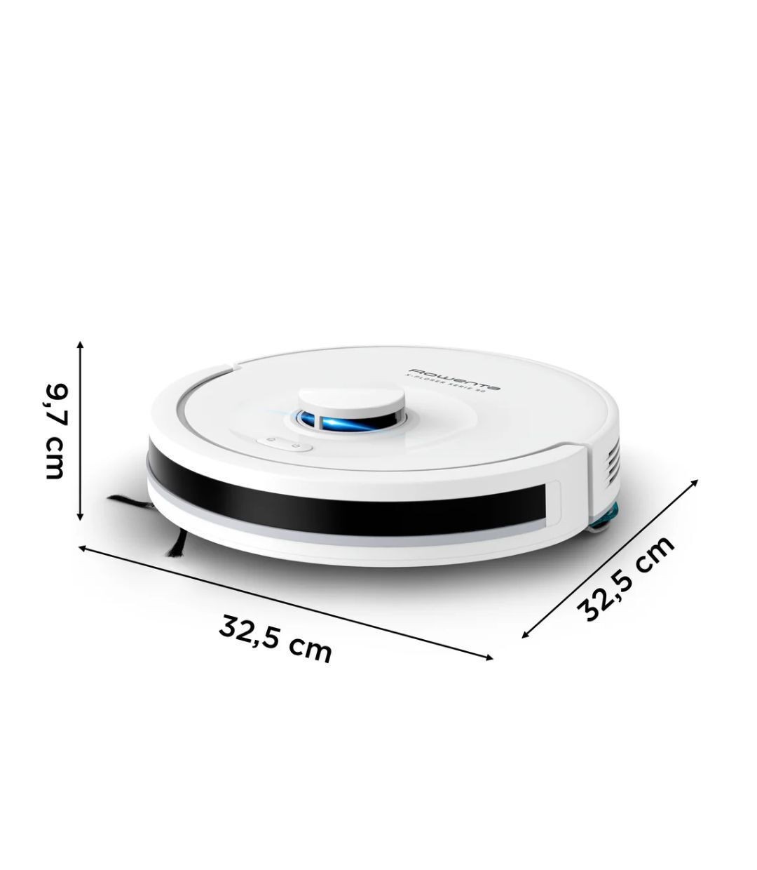 Rowenta S90+ Σκούπα Ρομπότ για Σκούπισμα & Σφουγγάρισμα με Χαρτογράφηση και Wi-Fi Λευκή