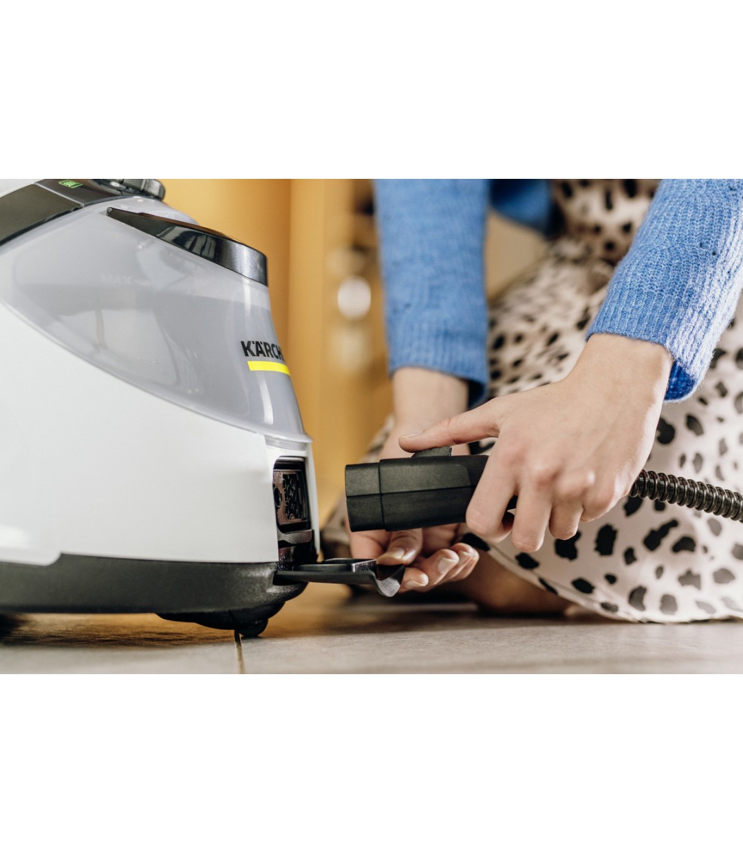 Karcher SC 5 EasyFix IRON PLUG Ατμοκαθαριστής Πίεσης 4.2bar με Ρόδες και Κοντάρι