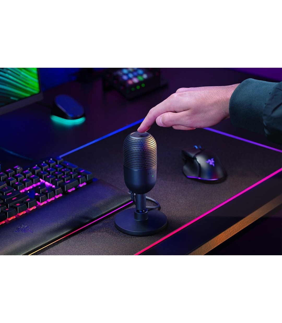 Razer Seiren V3 Mini Πυκνωτικό Μικρόφωνο USB Επιτραπέζιο για Φωνητικά 