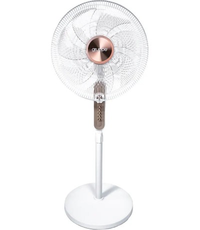 Gruppe Ανεμιστήρας Ορθοστάτης 70W Διαμέτρου 45cm White Gold Κωδικός: SF1873A 