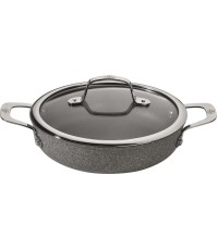 Ballarini Salina Granitium Σωτέζα από Αλουμίνιο Με Καπάκι με Επίστρωση από Πέτρα 24cm