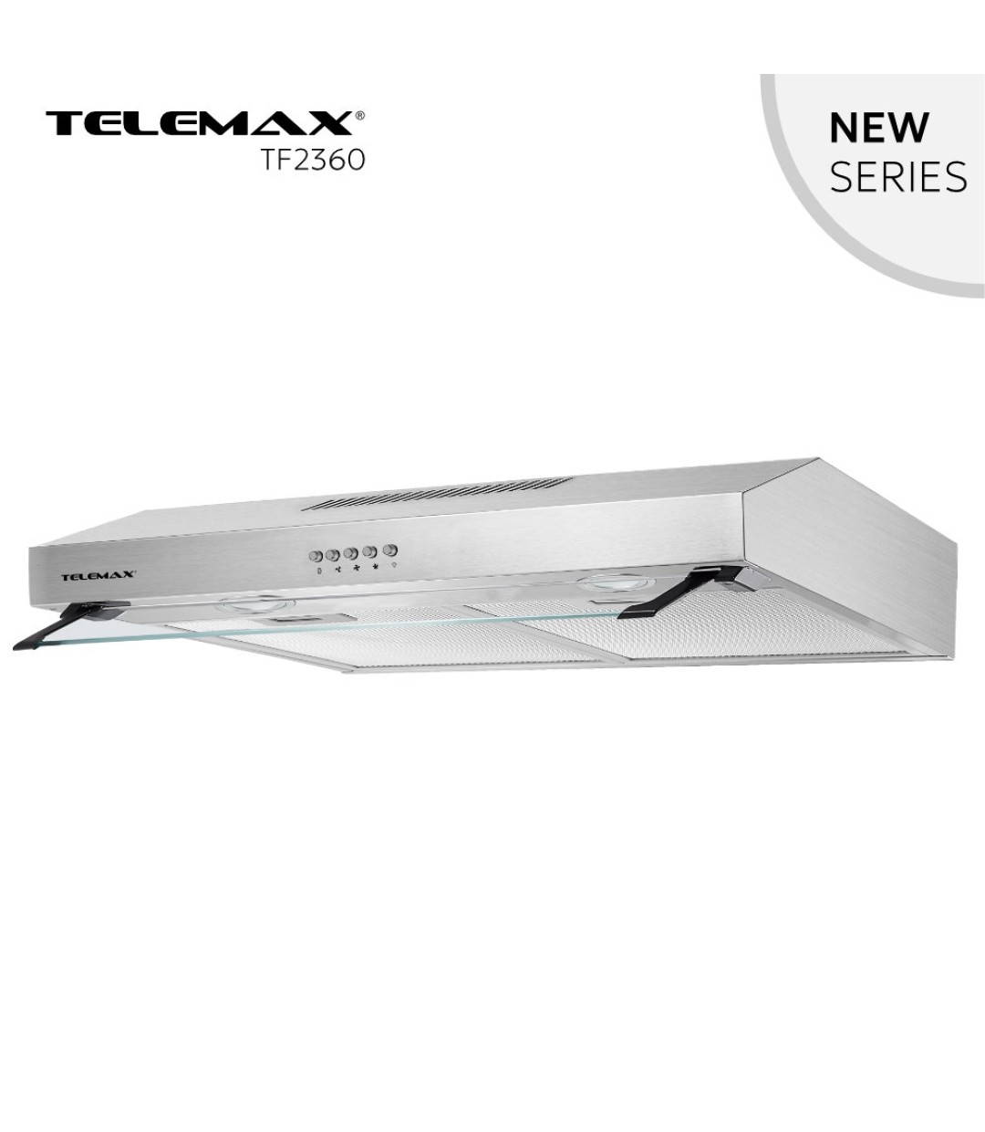 Απορροφητήρας Κουζίνας Ελεύθερος 60cm Telemax TF2360 Inox