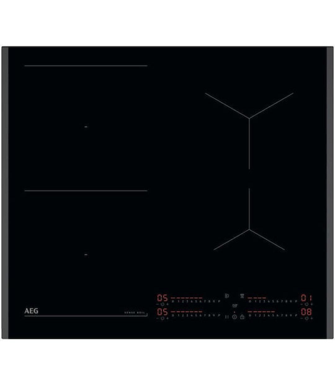 AEG 7000 Senseboil TI 64 IB 10 FB Επαγωγική Εστία Αυτόνομη με Λειτουργία Κλειδώματος 59x52εκ. 