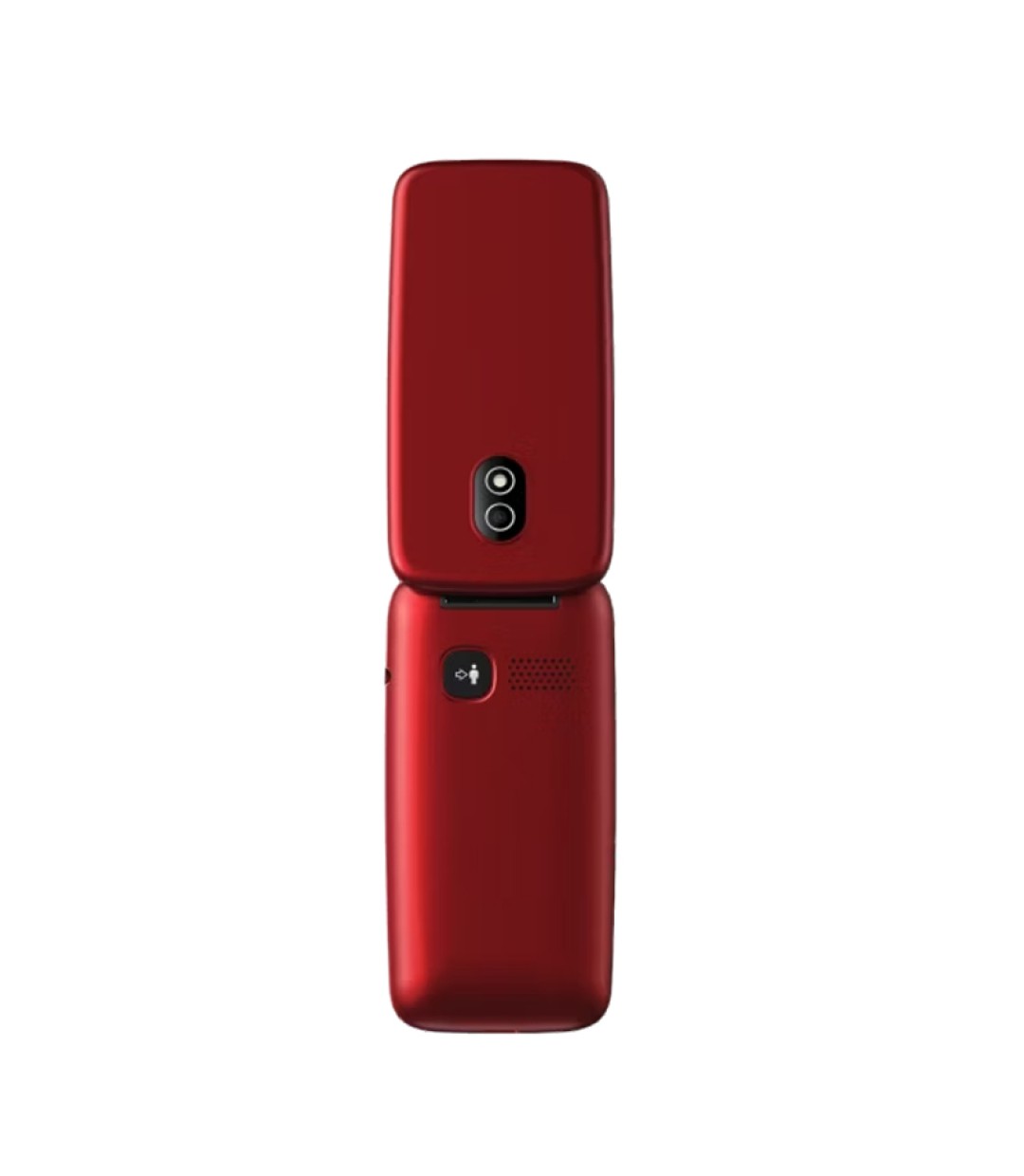 Panasonic KX-TU410 Single SIM Κινητό με Μεγάλα Κουμπιά Κόκκινο 