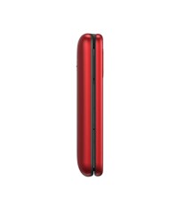  Panasonic KX-TU410 Single SIM Κινητό με Μεγάλα Κουμπιά Κόκκινο 
