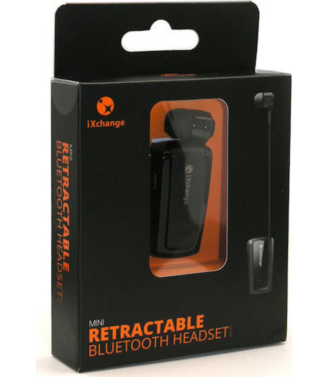  iXchange UA-25 In-ear Bluetooth Handsfree Ακουστικό Πέτου Μαύρο 