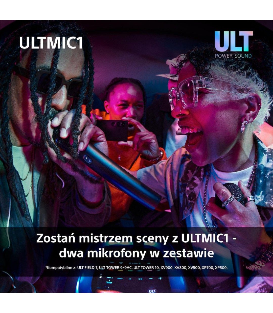 Sony ULTMIC1 Σετ Δυναμικό Μικρόφωνο με USB Type-C Χειρός