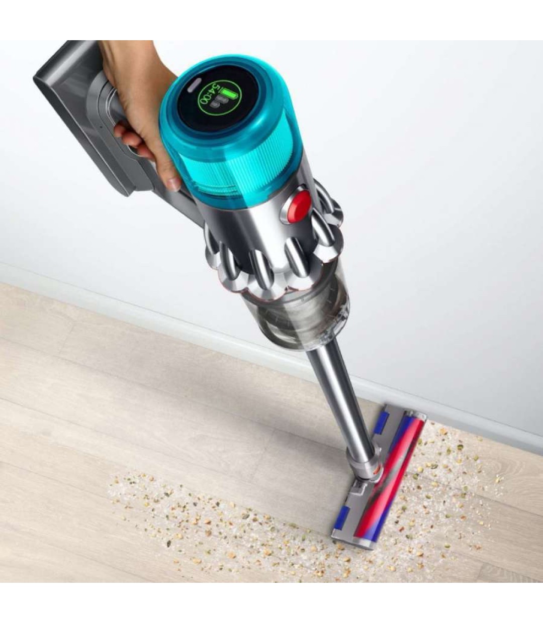 Dyson Aspirapolvere V12 Origin Nickel 492711-01 Επαναφορτιζόμενη Σκούπα Stick