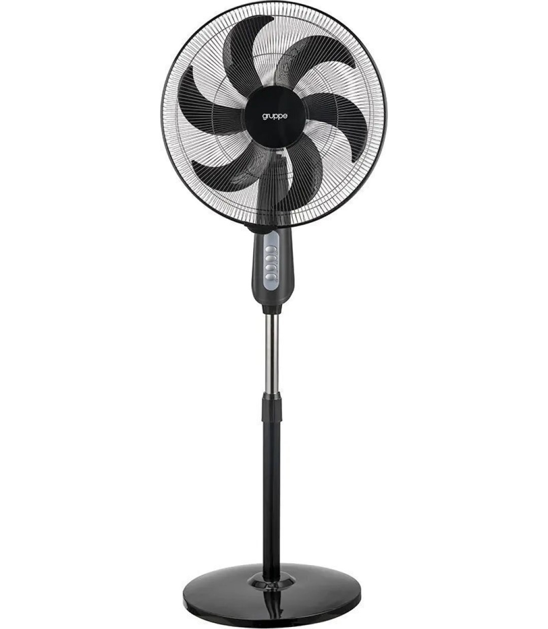Gruppe Ανεμιστήρας Ορθοστάτης 130W Μαύρος 