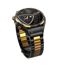 BlackView W90 Pro Aluminium Smartwatch με Παλμογράφο (Μαύρο)