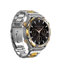 BlackView W90 Pro Aluminium Smartwatch με Παλμογράφο (Ασημί)