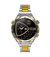 BlackView W90 Pro Aluminium Smartwatch με Παλμογράφο (Ασημί)