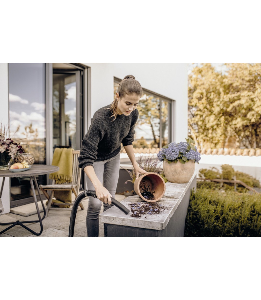 Karcher WD 3 V-17/4/20 Σκούπα Υγρών / Στερεών 1000W με Πλαστικό Κάδο 17lt