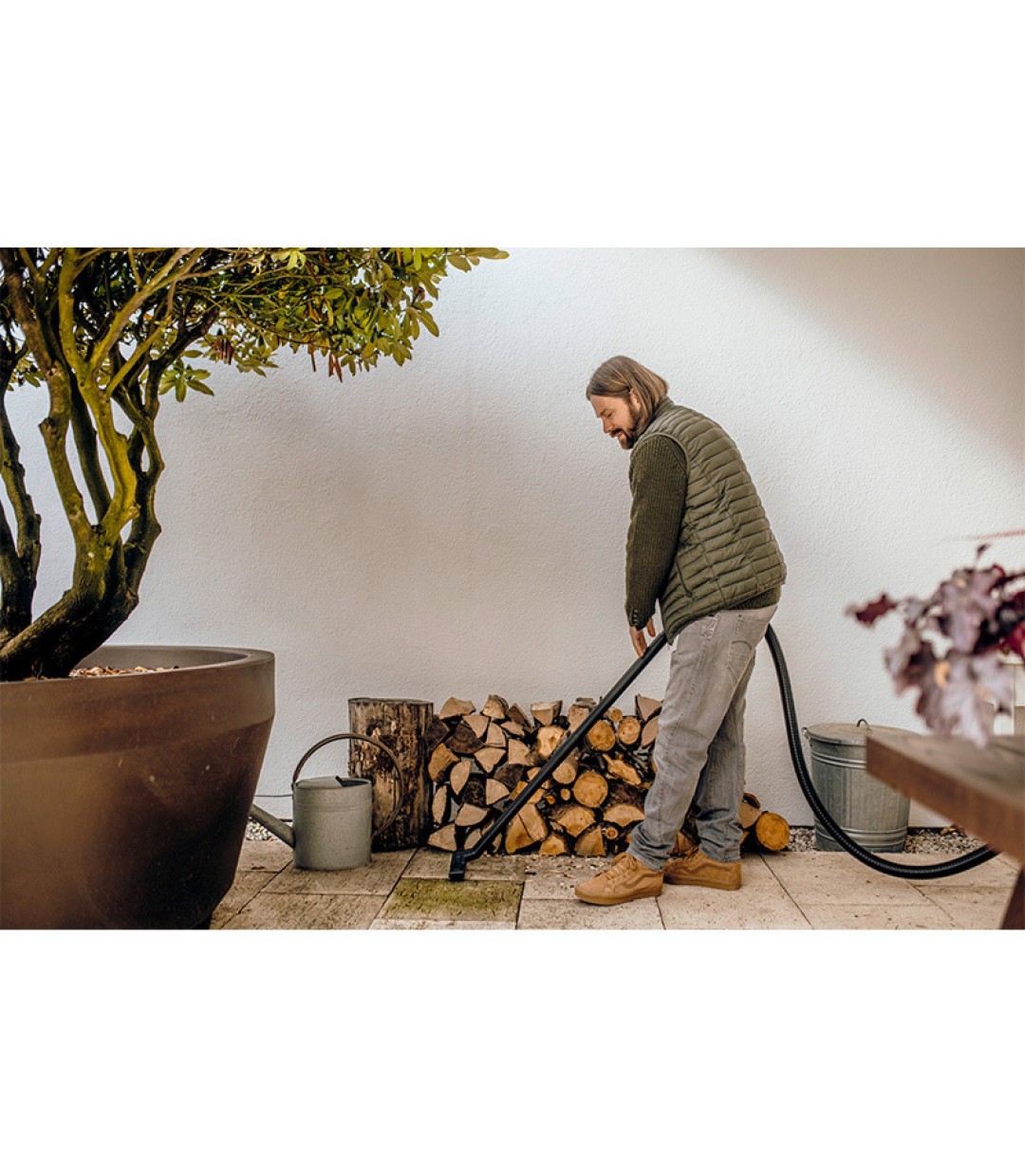 Karcher WD 3 V-17/4/20 Σκούπα Υγρών / Στερεών 1000W με Πλαστικό Κάδο 17lt