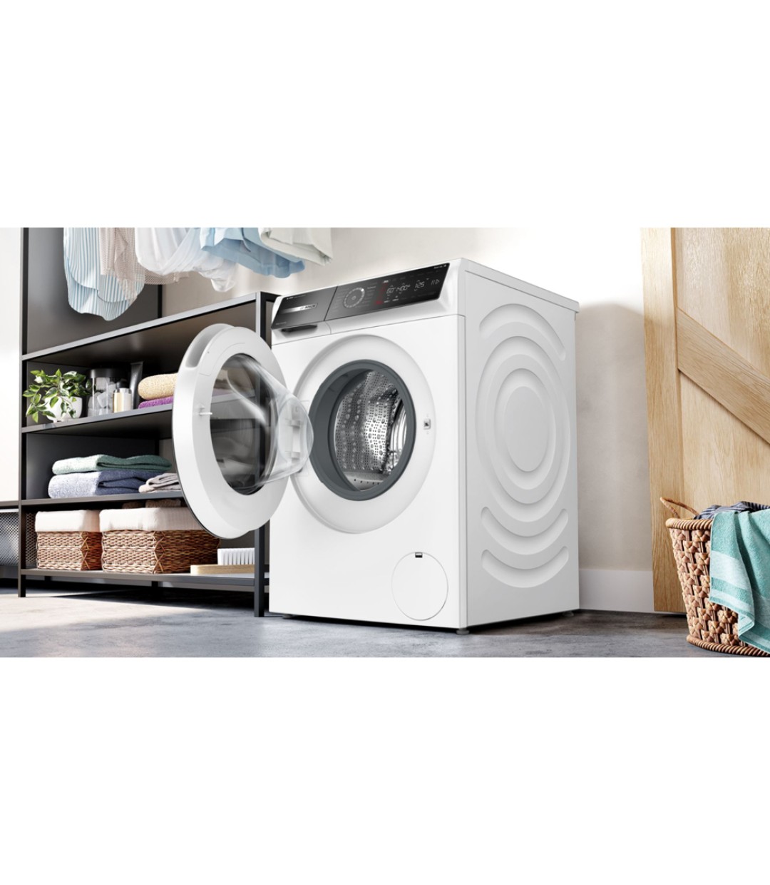  Bosch Πλυντήριο Ρούχων 11kg με Τεχνολογία Ατμού 1351 Στροφών WGB264A0GR 