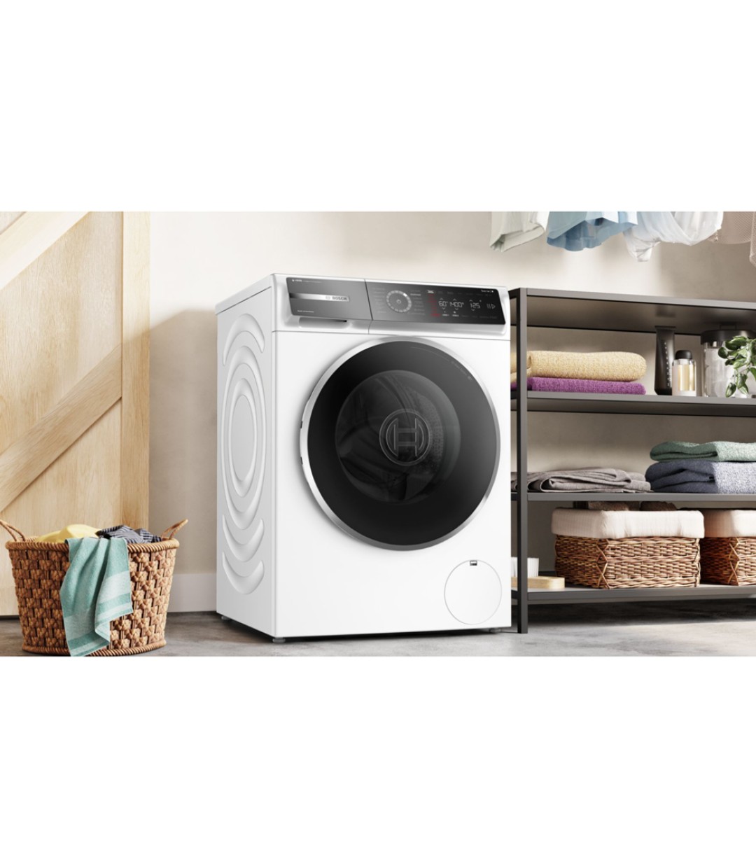  Bosch Πλυντήριο Ρούχων 11kg με Τεχνολογία Ατμού 1351 Στροφών WGB264A0GR 