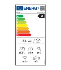 Bosch Πλυντήριο Ρούχων 10kg με Τεχνολογία Ατμού 1400 Στροφών Iron Assist WGG254ZHGR