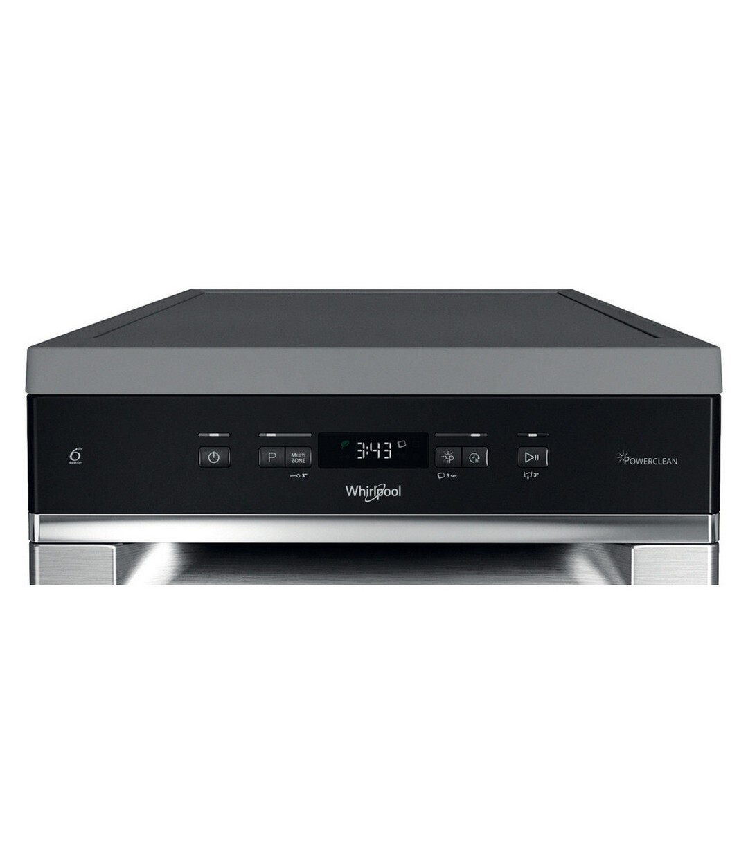 Whirlpool WH6FC11BS7 A0X Ελεύθερο Πλυντήριο Πιάτων για 11 Σερβίτσια NaturalDry Π45xY85εκ. Inox