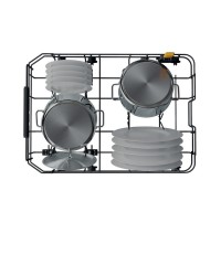 Whirlpool WH6FC11BS7 A0X Ελεύθερο Πλυντήριο Πιάτων για 11 Σερβίτσια NaturalDry Π45xY85εκ. Inox