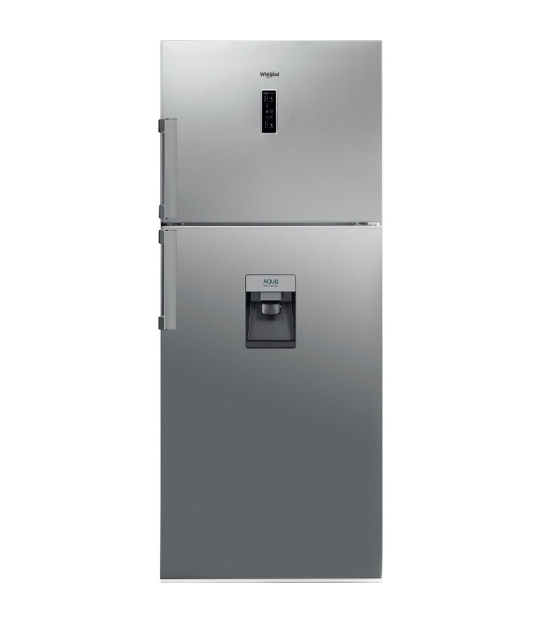 Whirlpool Ψυγείο Δίπορτο 419lt NoFrost Υ180xΠ70xΒ72.5εκ. Inox WT70E 832 X AQUA 