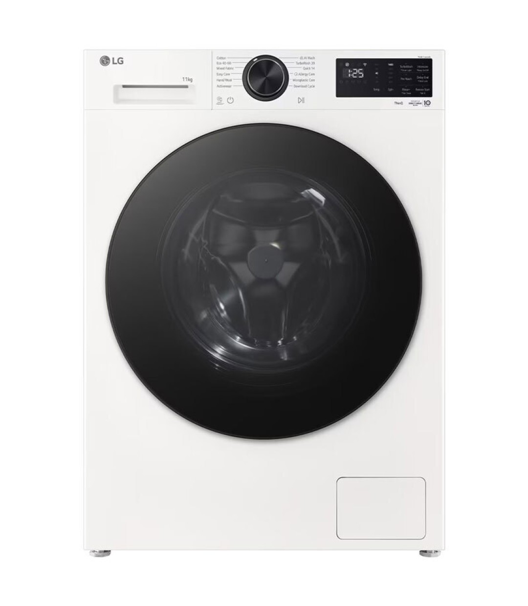  LG Πλυντήριο Ρούχων 11kg με Τεχνολογία Ατμού 1400 Στροφών ThinQ F4X5011TWB 