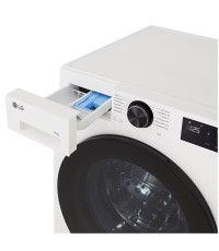  LG Πλυντήριο Ρούχων 11kg με Τεχνολογία Ατμού 1400 Στροφών ThinQ F4X5011TWB 