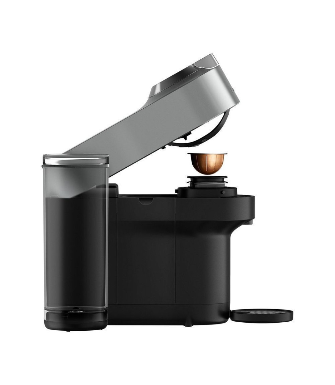 Krups Vertuo Pop+ Καφετιέρα για Κάψουλες Vertuo Πίεσης 19bar Μαύρη XN930T