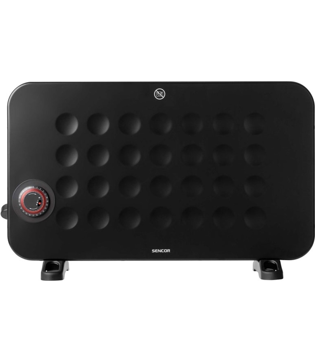 Θερμοπομπός Sencor SCF 2101BK 2000W Black/Silver