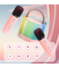 Maxlife MXKS-200 Σύστημα Καραόκε με Ασύρματο Μικρόφωνο Ροζ
