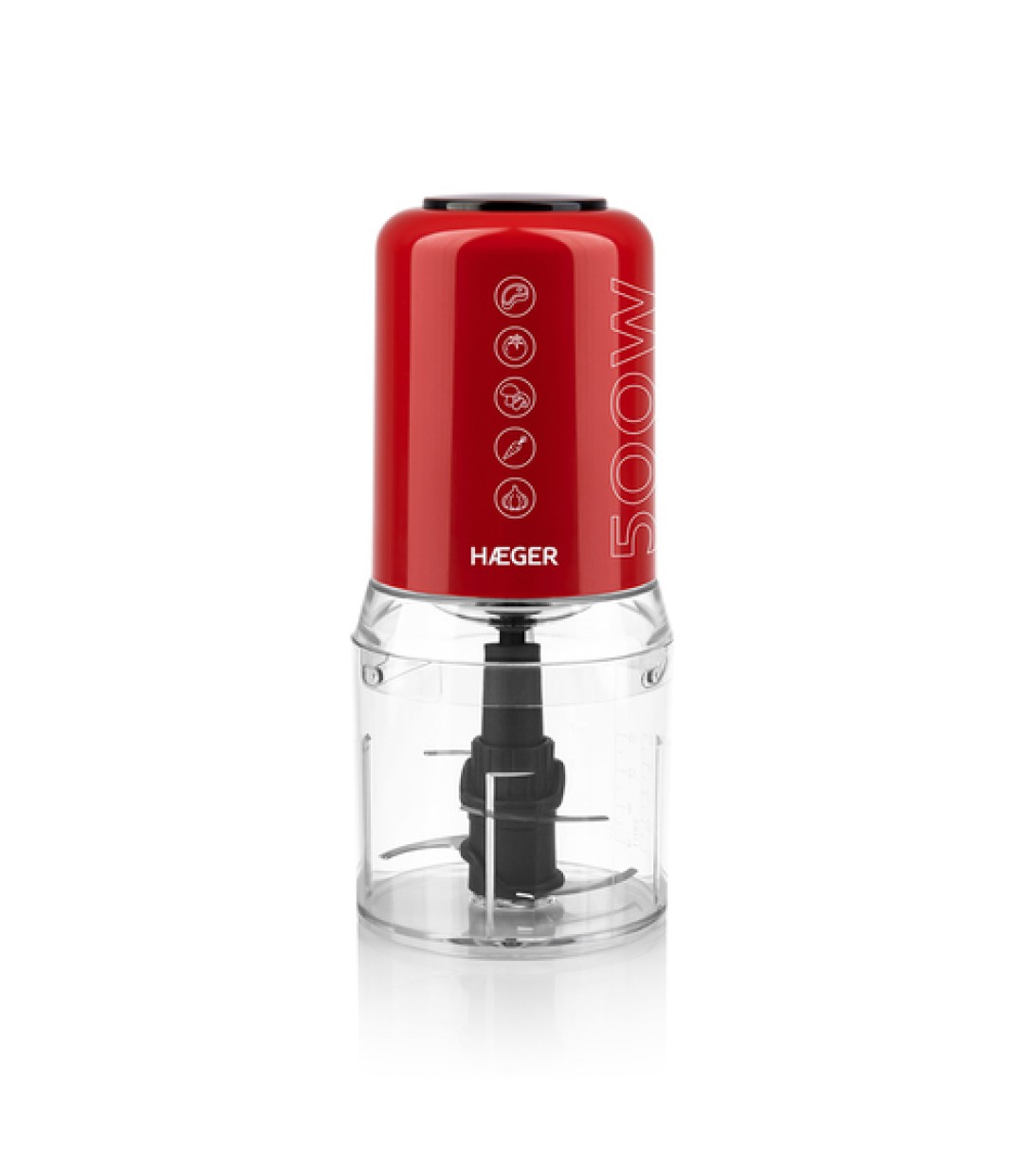 ΜΙΞΕΡ ΤΣΟΠΕΡ HAEGER CH-50W.009A 500W ΚΟΚΚΙΝΟ