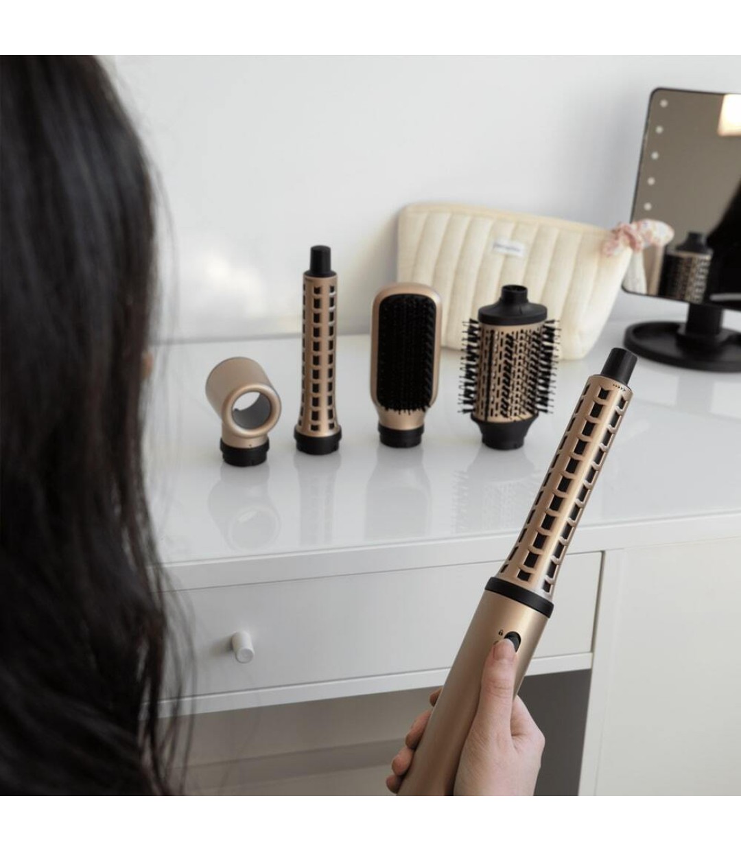 Demeliss Ηλεκτρική Βούρτσα με Αέρα για Ίσιωμα και Μπούκλες 1300W 102904