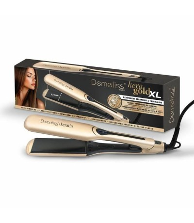 Demeliss Kera Gold Xl Πρέσα Μαλλιών με Κεραμικές Πλάκες 75W 102912