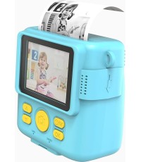 Lamtech Compact Φωτογραφική Μηχανή 2MP με Οθόνη 2.4" και Ανάλυση Video 1280 x 720 pixels Θερμικής Εκτύπωσης Γαλάζια