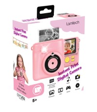 Lamtech Compact Φωτογραφική Μηχανή Θερμικής Εκτύπωσης Ροζ 114253