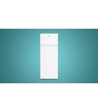 Nobu Ψυγείο Δίπορτο 206lt Υ143xΠ56xΒ54.5εκ. Λευκό NBD143WE