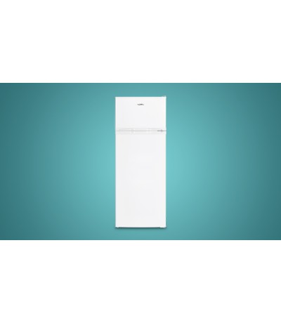 Nobu Ψυγείο Δίπορτο 206lt Υ143xΠ56xΒ54.5εκ. Λευκό NBD143WE