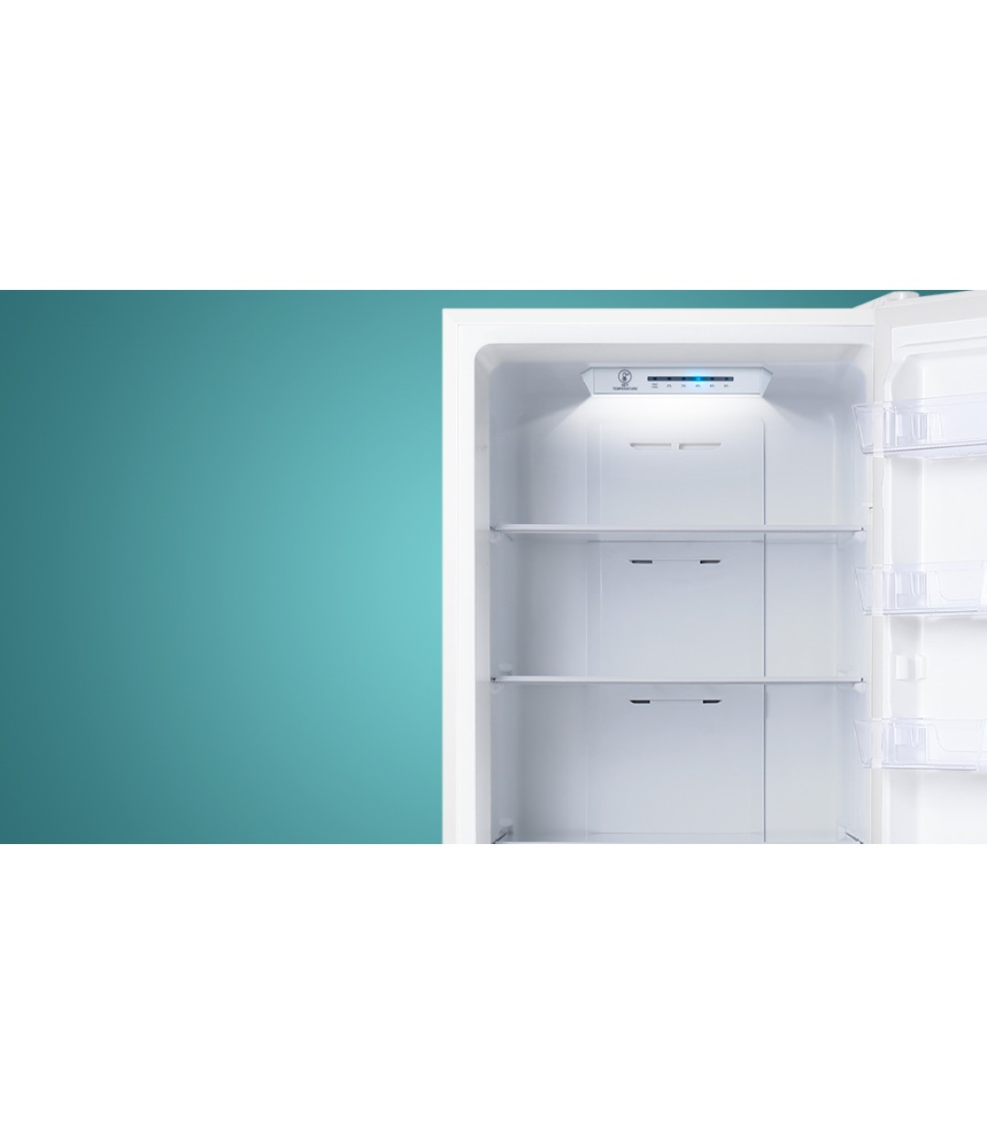 Nobu Ψυγειοκαταψύκτης 310lt Total NoFrost Υ188xΠ59.5xΒ63εκ. Λευκός NBM1860WE