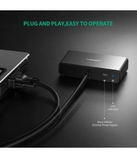 Ugreen Μετατροπέας VGA male σε VGA 2x female (20918)