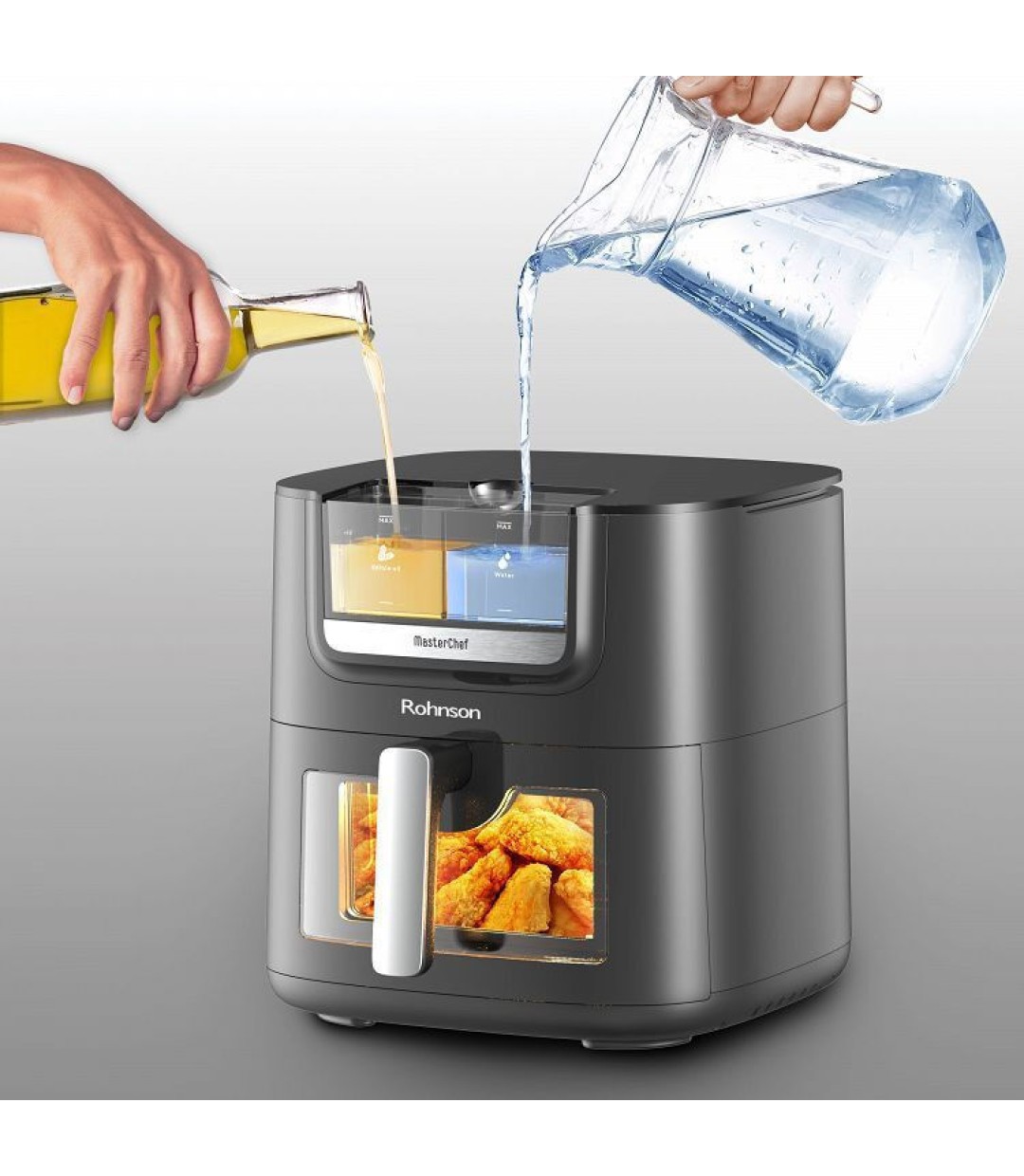 Rohnson Air Fryer 7lt Μαύρο R-2887