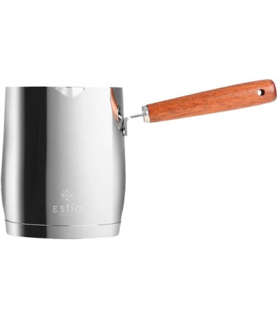 Estia Μπρίκι από Ανοξείδωτο Ατσάλι Mokka σε Ασημί Χρώμα 530ml