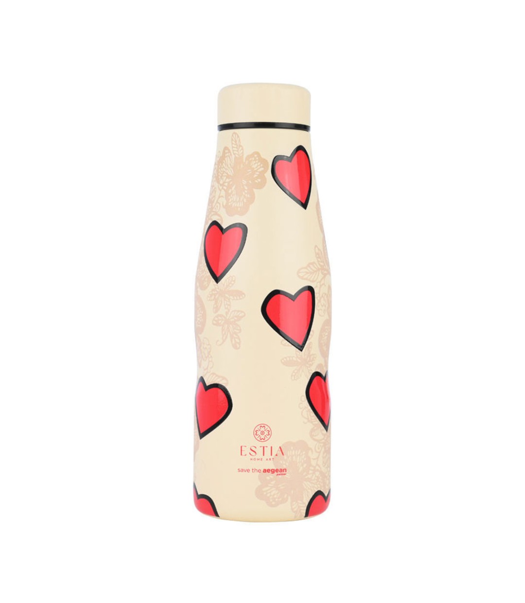 Estia Travel Flask Save the Aegean Μπουκάλι Θερμός Ανοξείδωτο BPA Free 500ml Tender Lace